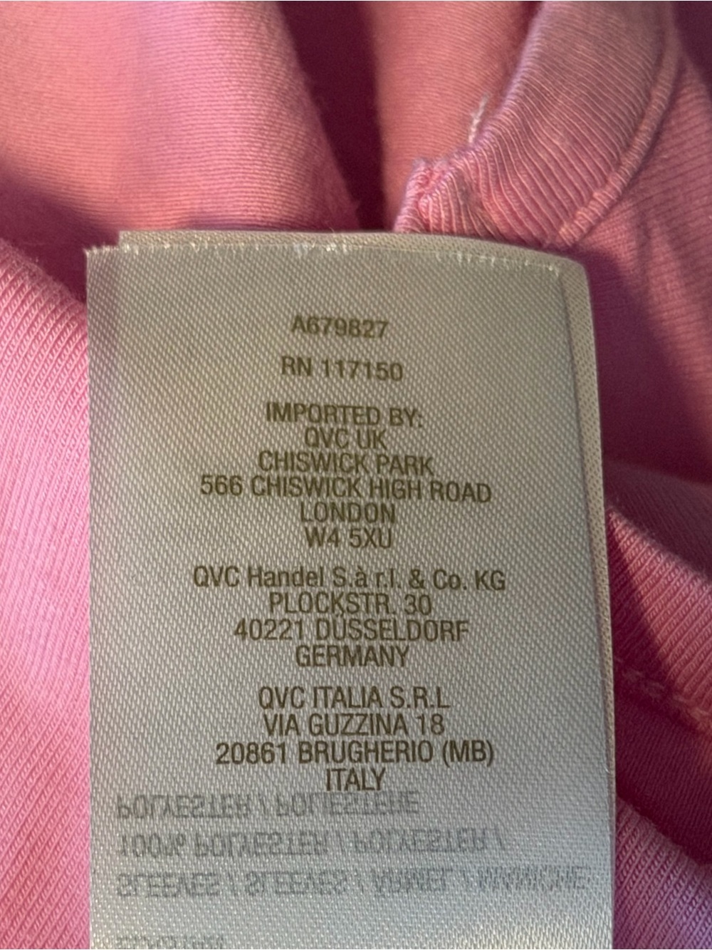 Belle by Kim Gravel Pink V-Neck Sheer Flutter Sleeve Top Size M - Picture 7 of 7
